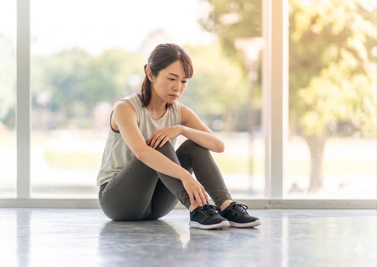 運動を始めたいけれど迷っている女性